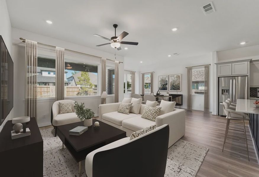 Plan 4046 great room - staged - 7 of 18 Plan 4046 great room - staged - 7 of 18