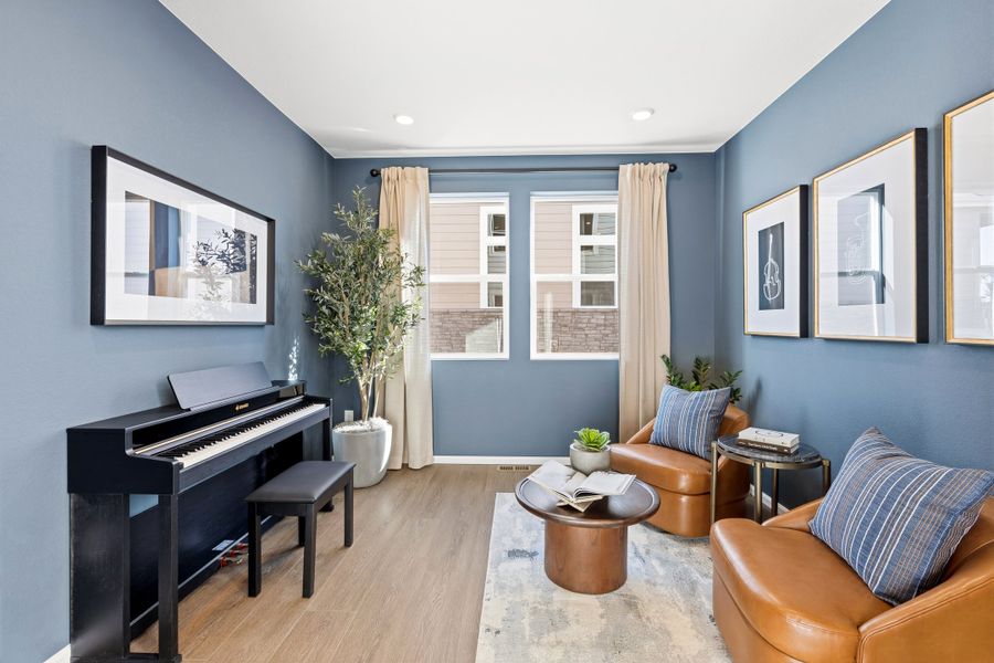 Representative furnished interior of a home built from the 5007 by Risewell Homes in The Estates Collection at Murphy Creek, Aurora (Image 20). Representative furnished interior of a home built from the 5007 by Risewell Homes in The Estates Collection at Murphy Creek, Aurora (Image 20).