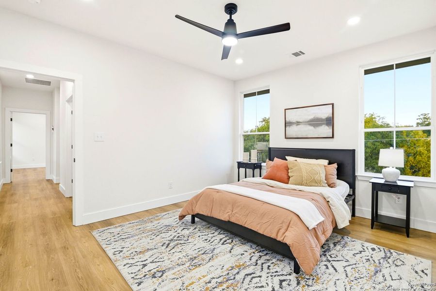 Furnished interior view inside a new home in , San Antonio (Image 10).
