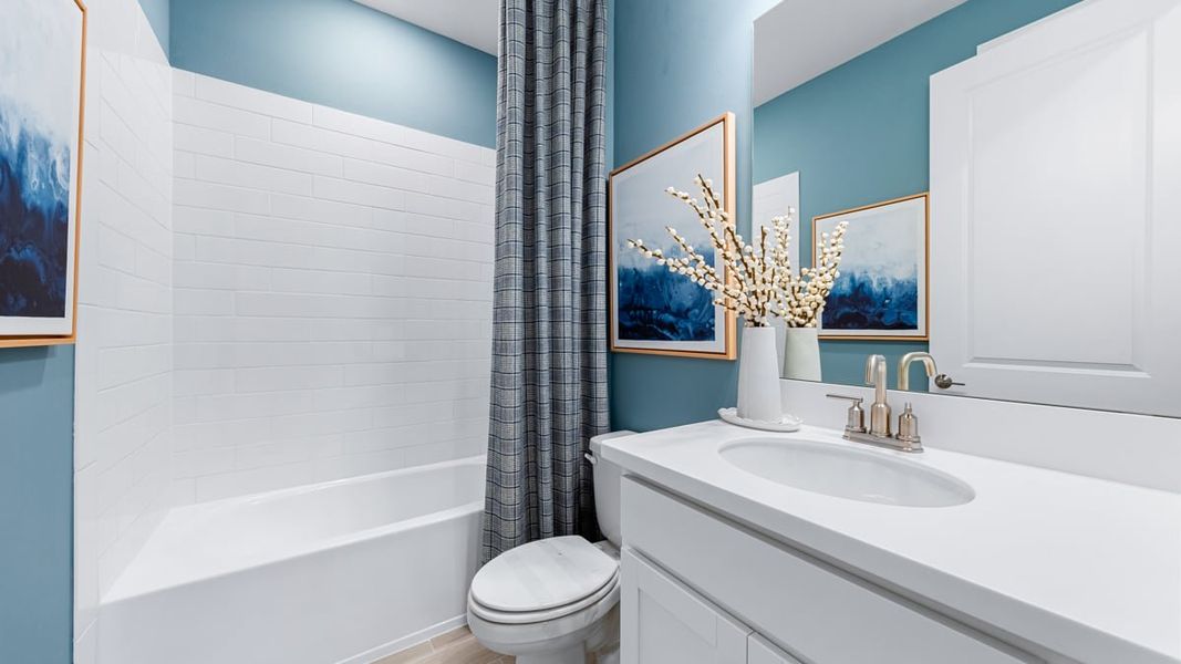 Representative furnished interior of a home built from the Magari by Taylor Morrison in Esplanade at Wellen Park, Englewood (Image 12). Representative furnished interior of a home built from the Magari by Taylor Morrison in Esplanade at Wellen Park, Englewood (Image 12).