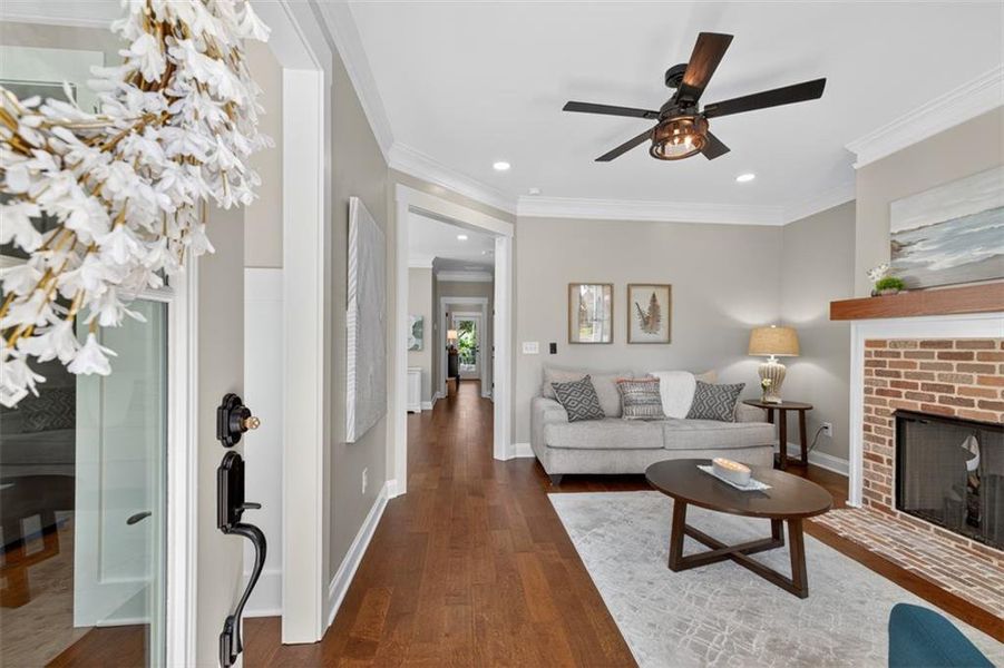 Furnished interior view inside a new home in , Covington (Image 10).