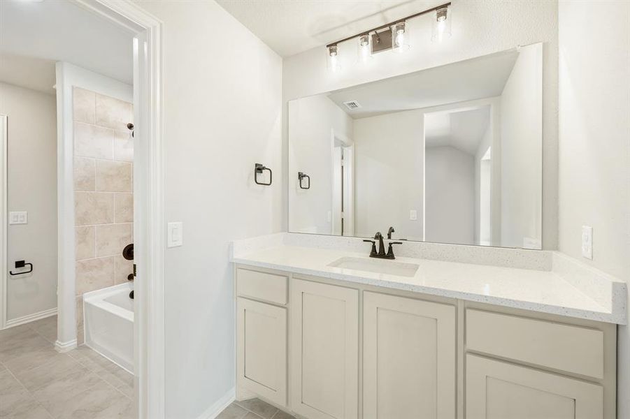 Furnished interior view inside a new home in Homestead at Daniel Farms Phase 2, DeSoto (Image 14). Furnished interior view inside a new home in Homestead at Daniel Farms Phase 2, DeSoto (Image 14).