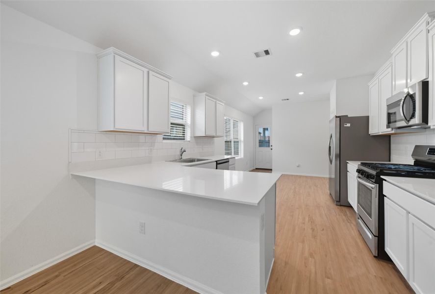 Furnished interior view inside a new home in Newport Preserve, Crosby (Image 6). Furnished interior view inside a new home in Newport Preserve, Crosby (Image 6).