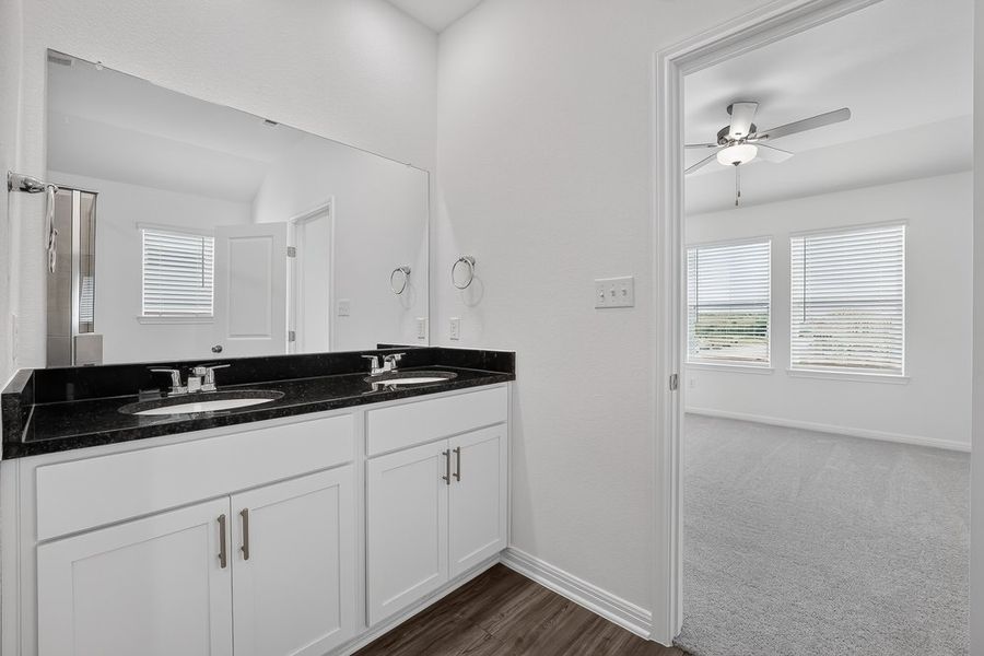Furnished interior view inside a new home in Sunfield, Buda (Image 6).