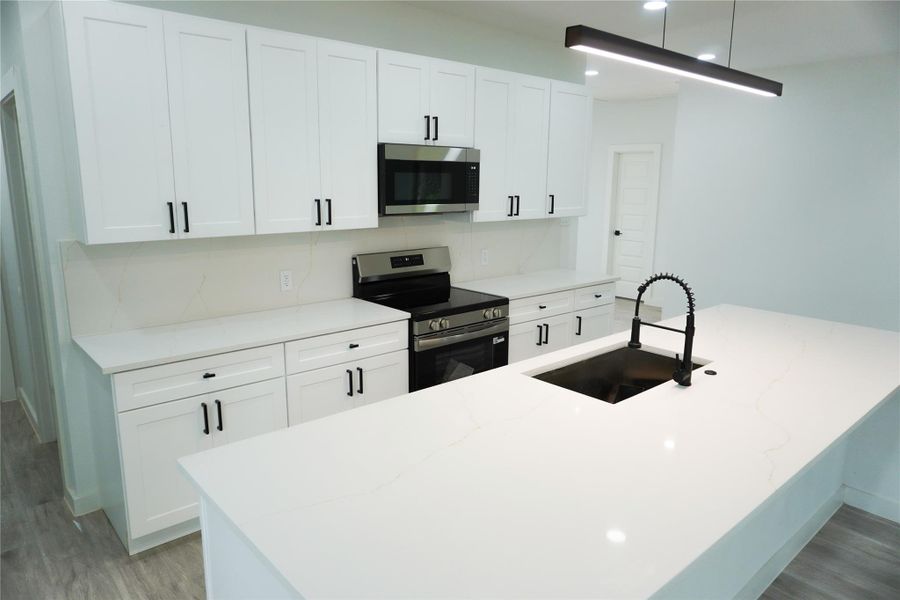 Furnished interior view inside a new home in , Cleveland (Image 5).