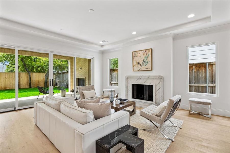 Furnished interior view inside a new home in , Dallas (Image 15). Furnished interior view inside a new home in , Dallas (Image 15).