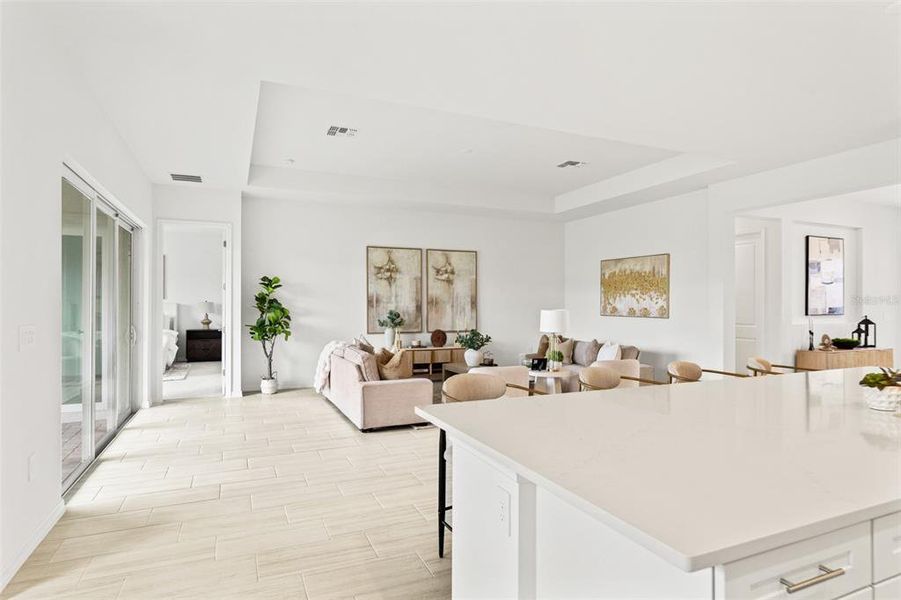 Furnished interior view inside a new home in , Lakewood Ranch (Image 13). Furnished interior view inside a new home in , Lakewood Ranch (Image 13).