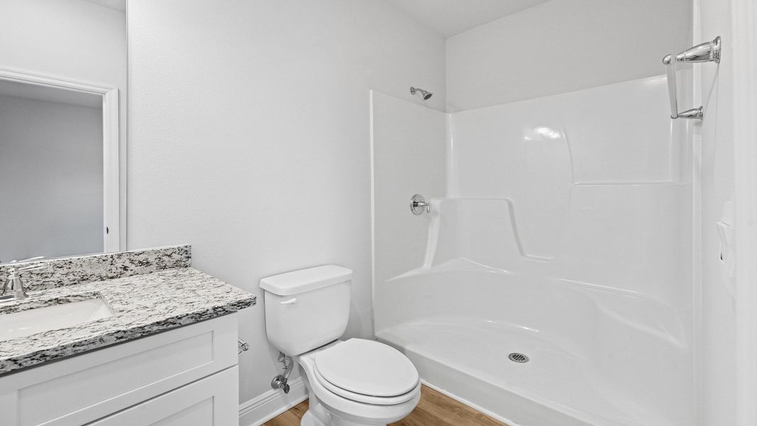 Representative furnished interior of a home built from the The Hawthorne by D.R. Horton in Meadows at Rehwinkel, Crawfordville (Image 16).