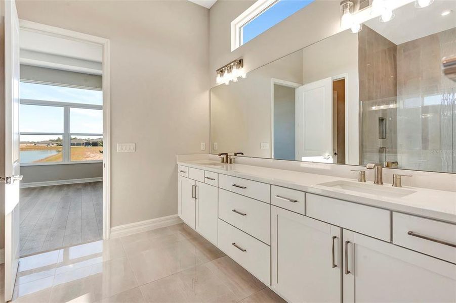 Furnished interior view inside a new home in The Reserve at Victoria, Deland (Image 15).