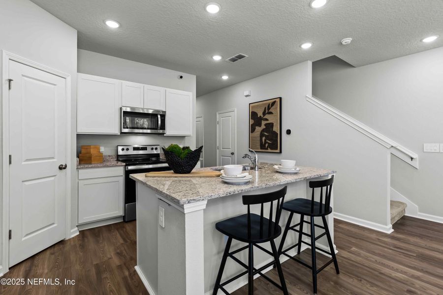 Furnished interior view inside a new home in The Dogwood Series at The Landings at Pecan Park, Jacksonville (Image 14).