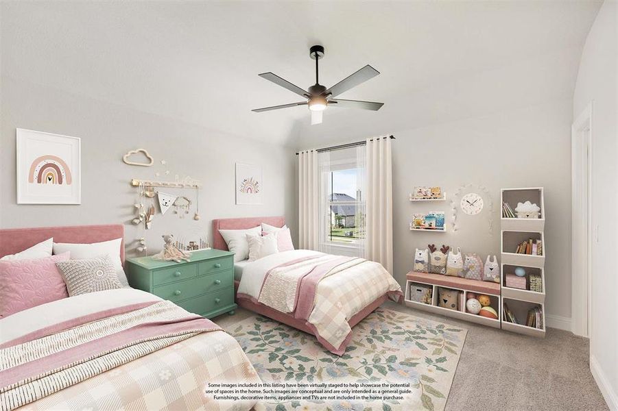 Furnished interior view inside a new home in Ridgepoint, Midlothian (Image 7).