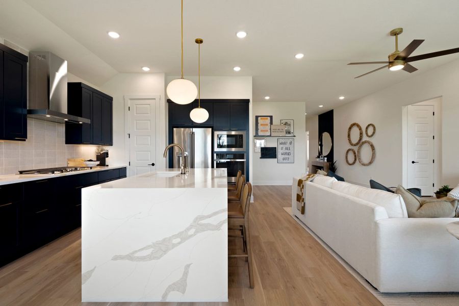 Furnished interior view inside a new home in Lagos Reserve, Manor (Image 31).