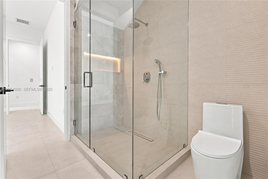 Furnished interior view inside a new home in , Miami (Image 11).