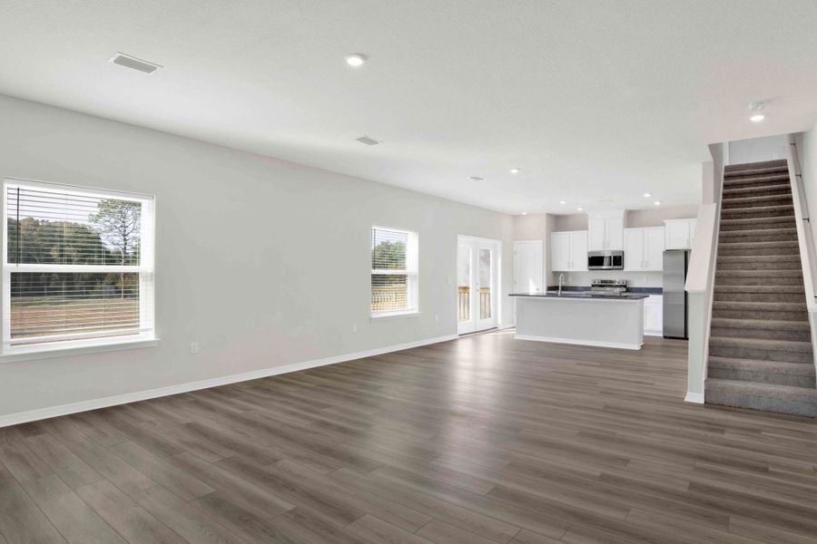 Representative unfurnished interior of a home built from the Sequoia by Maronda Homes in Bellview Pointe, Bellview (Image 14).