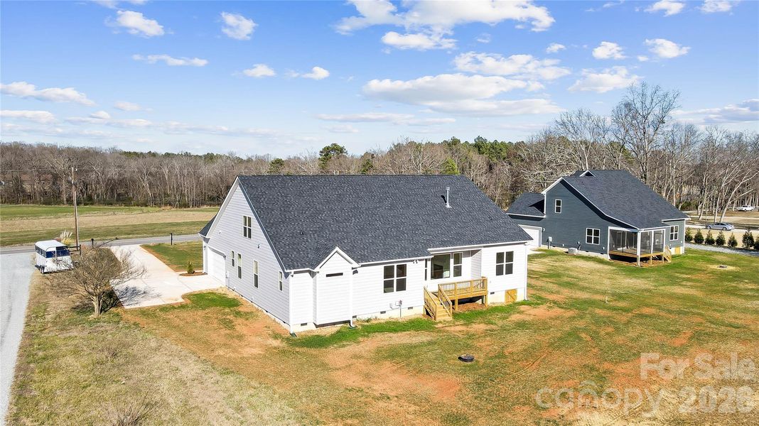 Exterior details and patio area of a home in Lancaster Hwy, Waxhaw (Image 25).