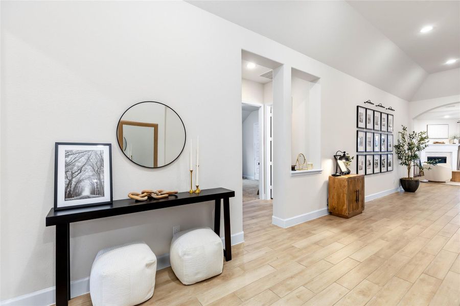 Furnished interior view inside a new home in Marvida, Cypress (Image 24).