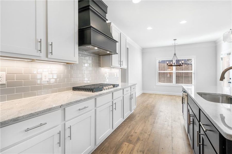 Furnished interior view inside a new home in Calgary Downs, Winder (Image 7).