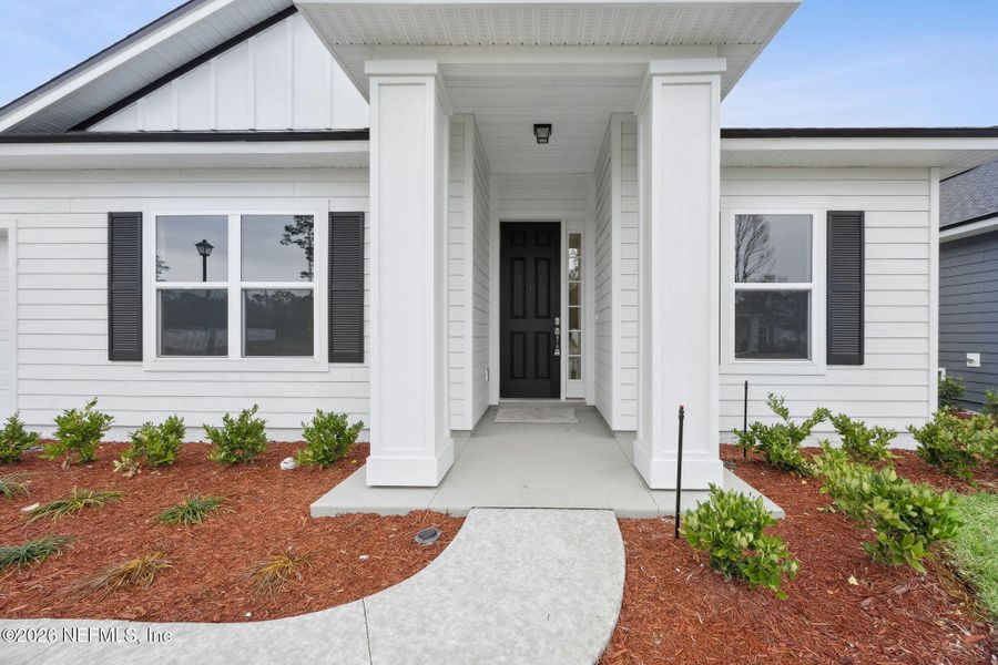 Exterior details and patio area of a home in , Jacksonville (Image 2). Exterior details and patio area of a home in , Jacksonville (Image 2).