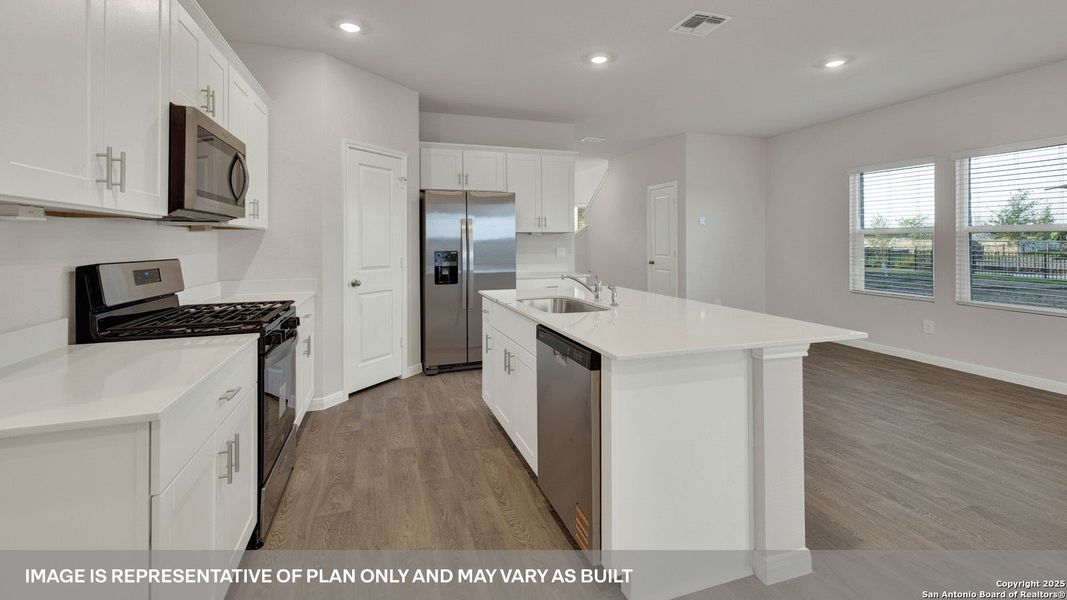 Furnished interior view inside a new home in Whisper South, San Marcos (Image 12).