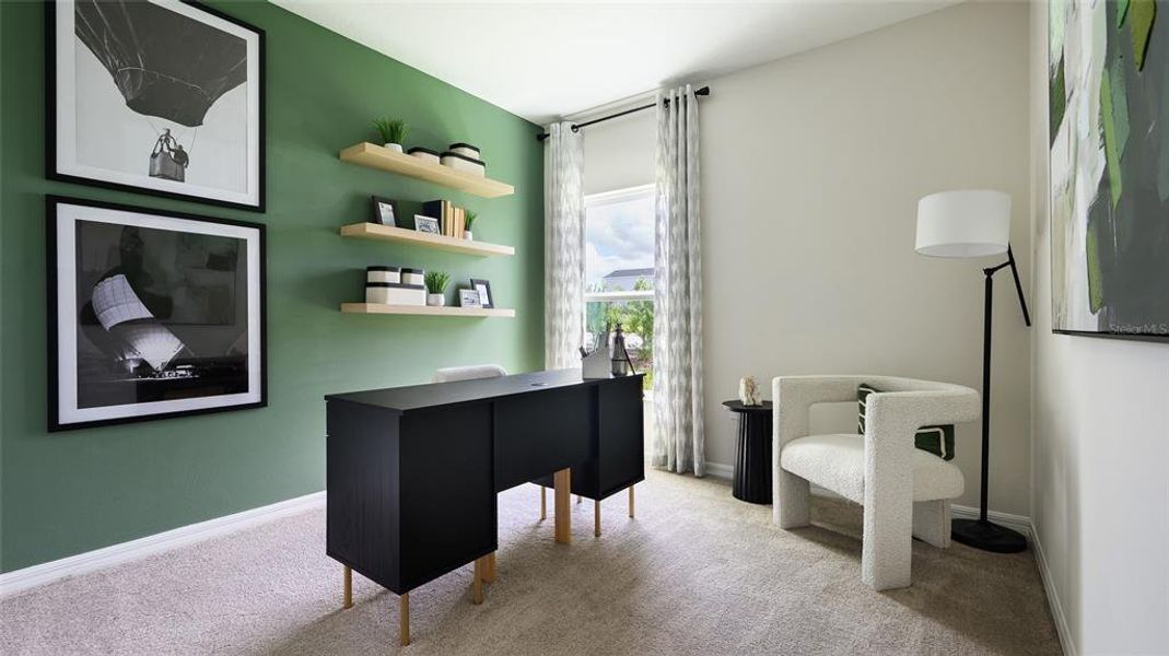 Furnished interior view inside a new home in Villa Mar, Winter Haven (Image 5). Furnished interior view inside a new home in Villa Mar, Winter Haven (Image 5).