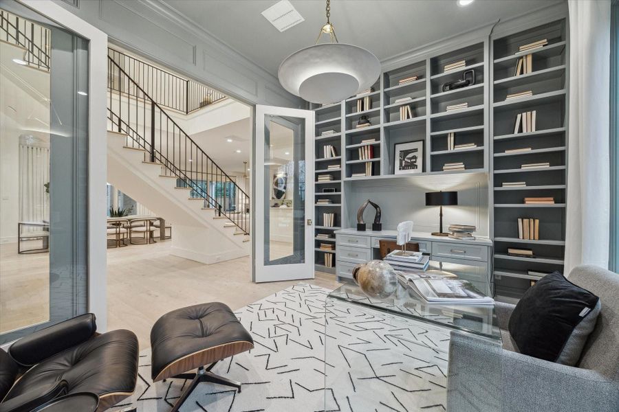 Furnished interior view inside a new home in , Houston (Image 10).