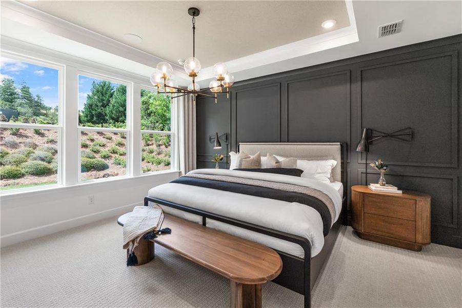 Furnished interior view inside a new home in Del Webb at Lake Oconee, Greensboro (Image 16).