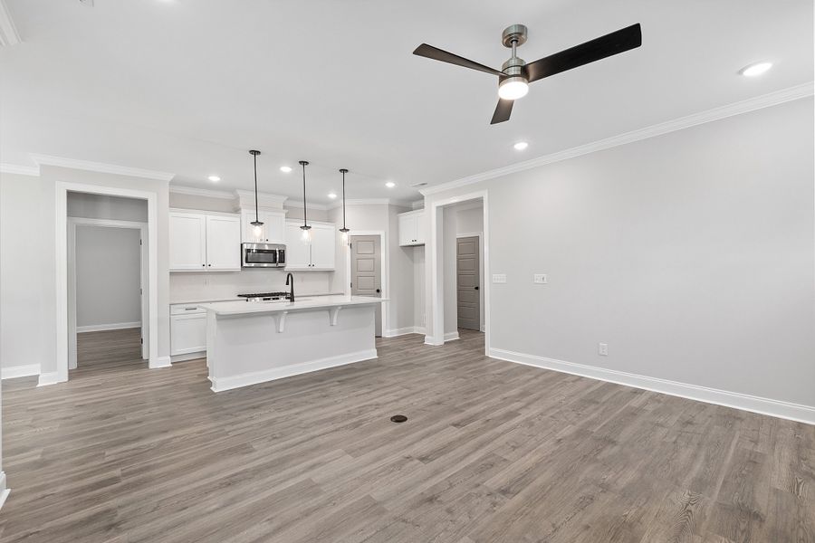 Representative unfurnished interior of a home built from the The Ellery by RobuckHomes in Baylee Ridge, Selma (Image 50).