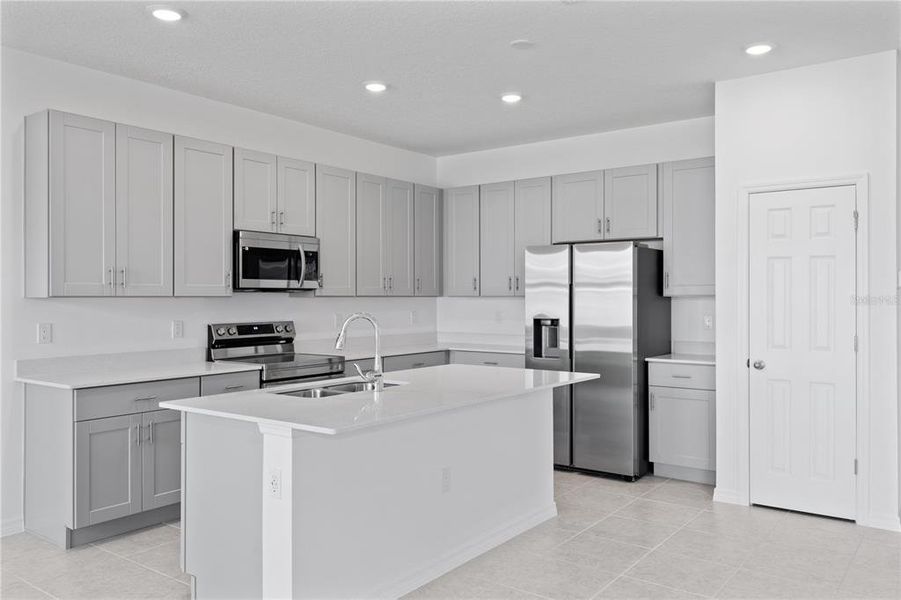 Furnished interior view inside a new home in Cypress Park Estates, Haines City (Image 6).