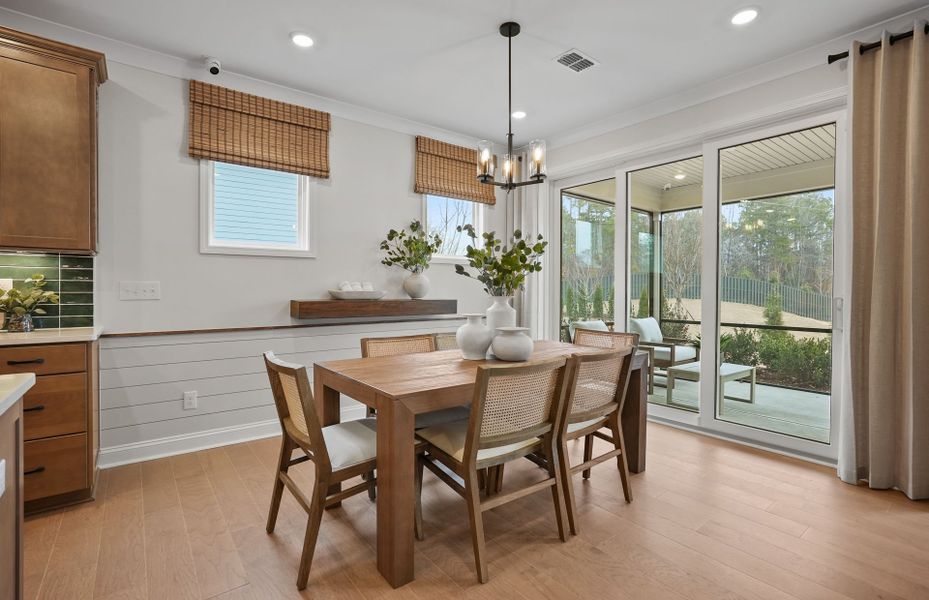 Furnished interior view inside a new home in Elmbrook, Indian Trail (Image 48).