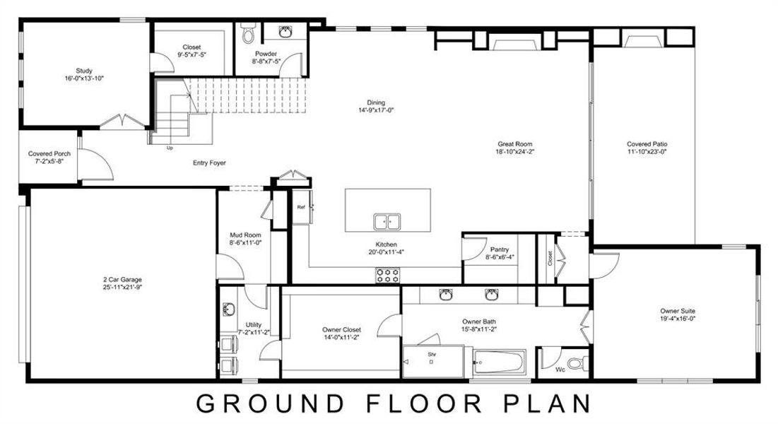 2D floor plan layout of this home in , Dallas, TX (Image 6).