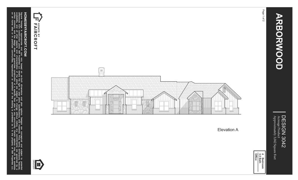 Exterior rendering of this home design in , Waller, TX (Image 2).