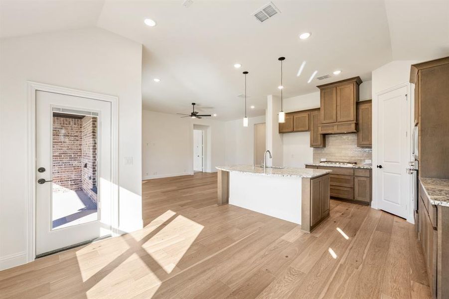 Furnished interior view inside a new home in Bear Creek Classic 60, Lavon (Image 11). Furnished interior view inside a new home in Bear Creek Classic 60, Lavon (Image 11).