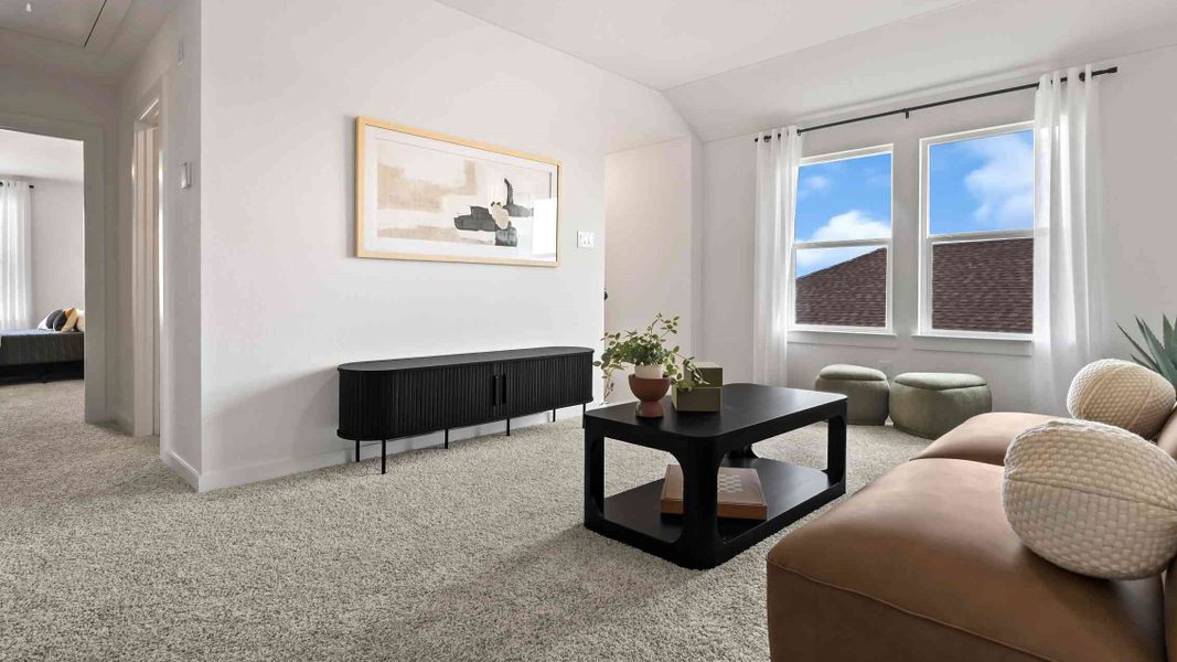 Furnished interior view inside a new home in Emberly, Beasley (Image 26).
