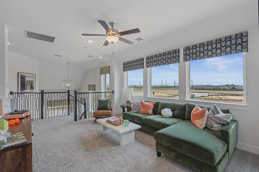 Furnished interior view inside a new home in Jordan Ranch 40's, Fulshear (Image 5).