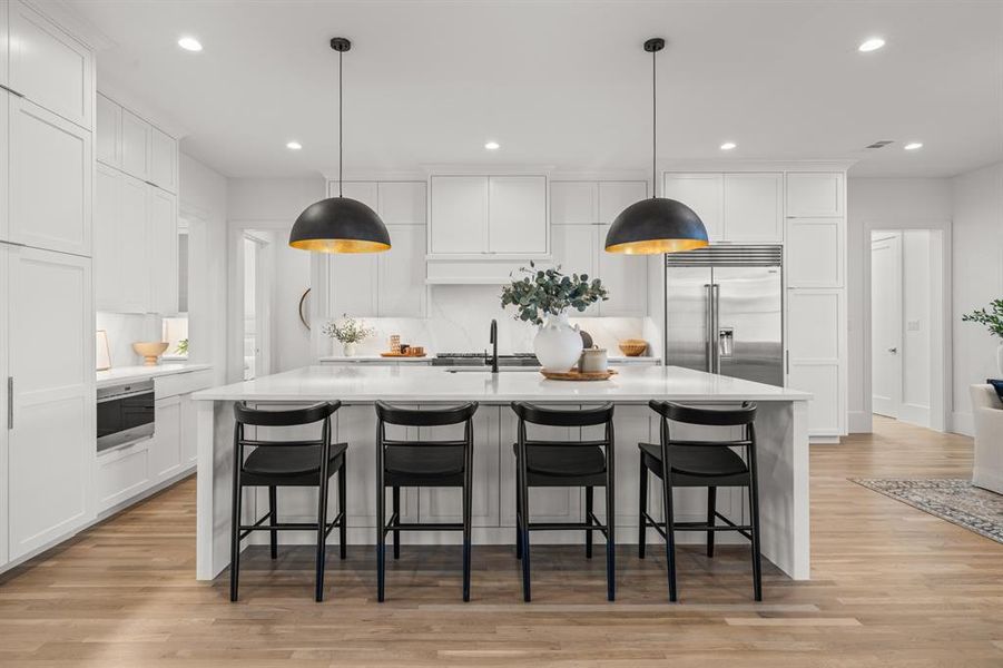 Furnished interior view inside a new home in , Dallas (Image 13).