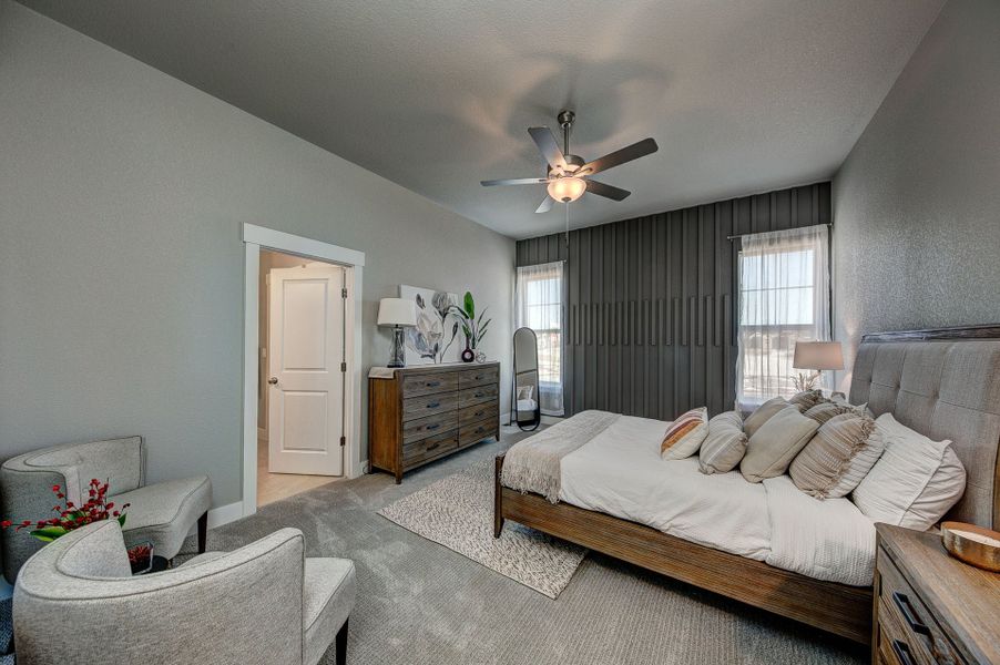 Representative furnished interior of a home built from the The Devon by Landmark Homes in The Lakes at Centerra, Loveland (Image 17). Representative furnished interior of a home built from the The Devon by Landmark Homes in The Lakes at Centerra, Loveland (Image 17).