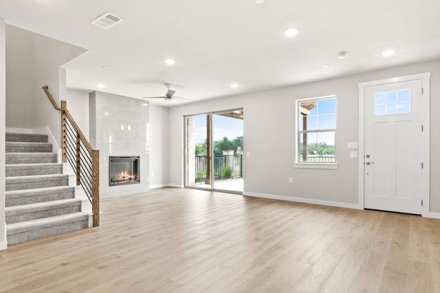 Spacious, unfurnished interior of a new home in The Tribute, The Colony (Image 22). Spacious, unfurnished interior of a new home in The Tribute, The Colony (Image 22).