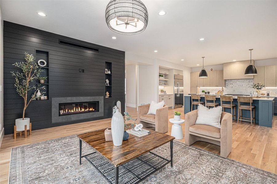 Furnished interior view inside a new home in , Denver (Image 35).