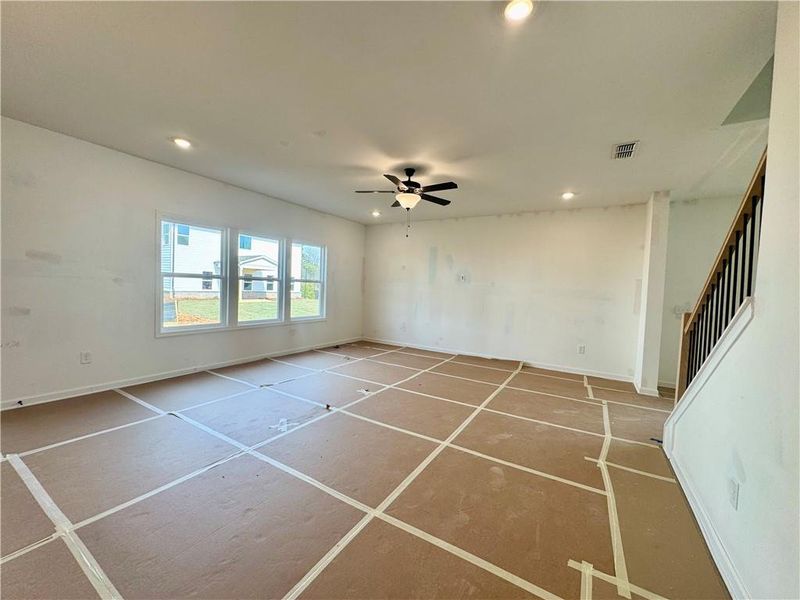 In-progress construction of a new home in Eastlyn Crossing, Flowery Branch, GA (Image 18).