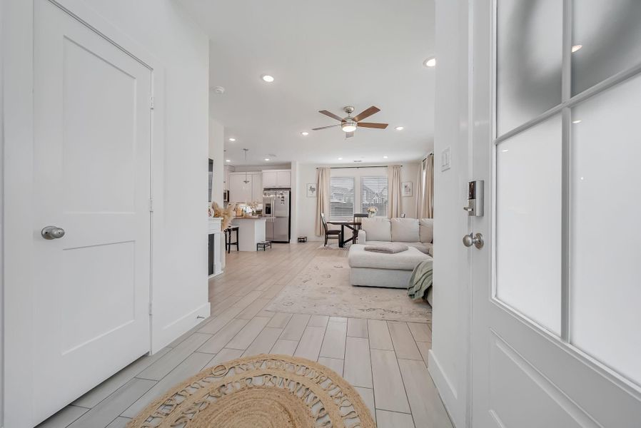 Furnished interior view inside a new home in The Groves, Humble (Image 12).