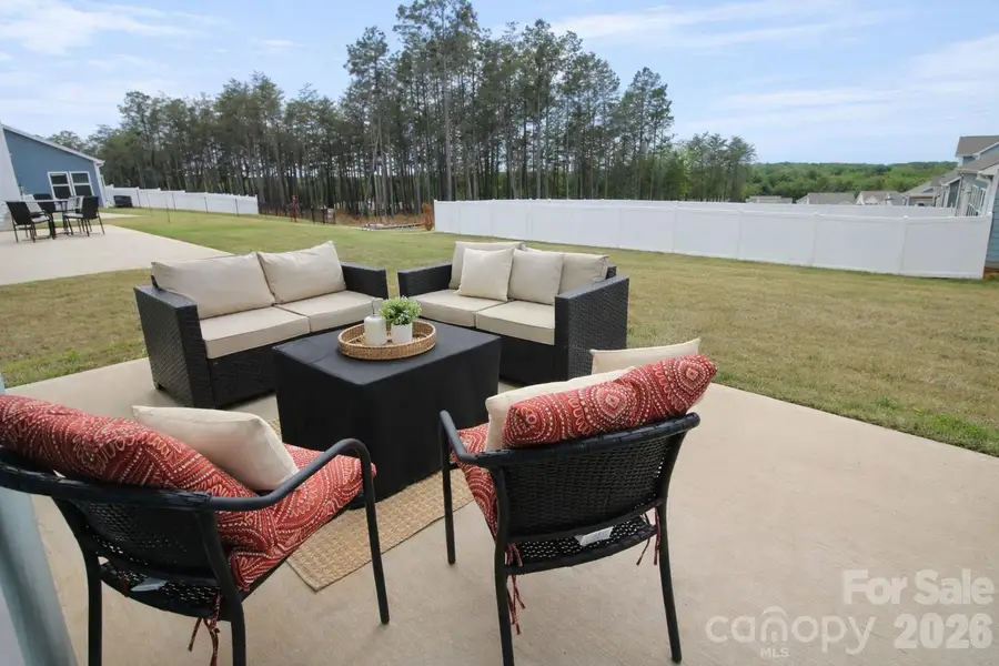 Exterior details and patio area of a home in Edgewater Lakeview On Your Lot, Lancaster (Image 3).