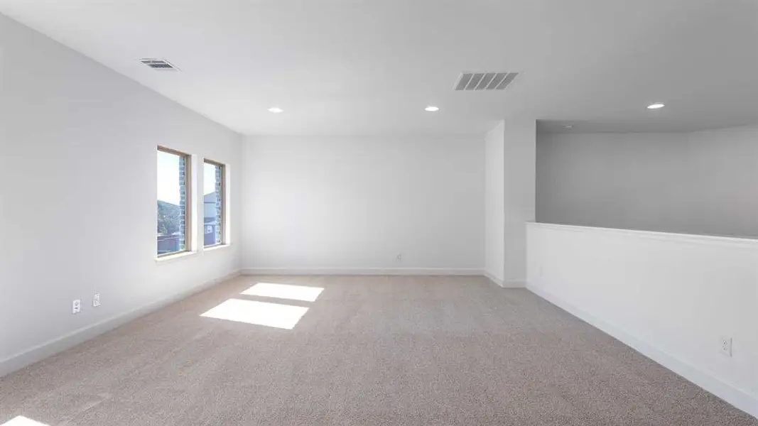 Spacious, unfurnished interior of a new home in The Parks At Wilson Creek 40', Celina (Image 14). Spacious, unfurnished interior of a new home in The Parks At Wilson Creek 40', Celina (Image 14).