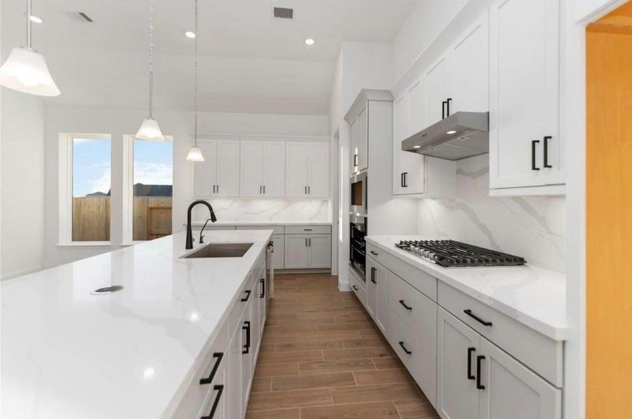 Furnished interior view inside a new home in Arabella on the Prairie, Booth (Image 10).