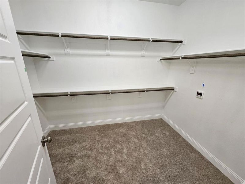 Huge walk in master closet