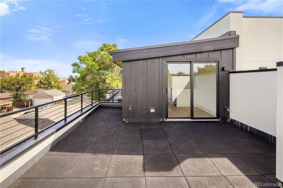 Exterior details and patio area of a home in , Denver (Image 16).
