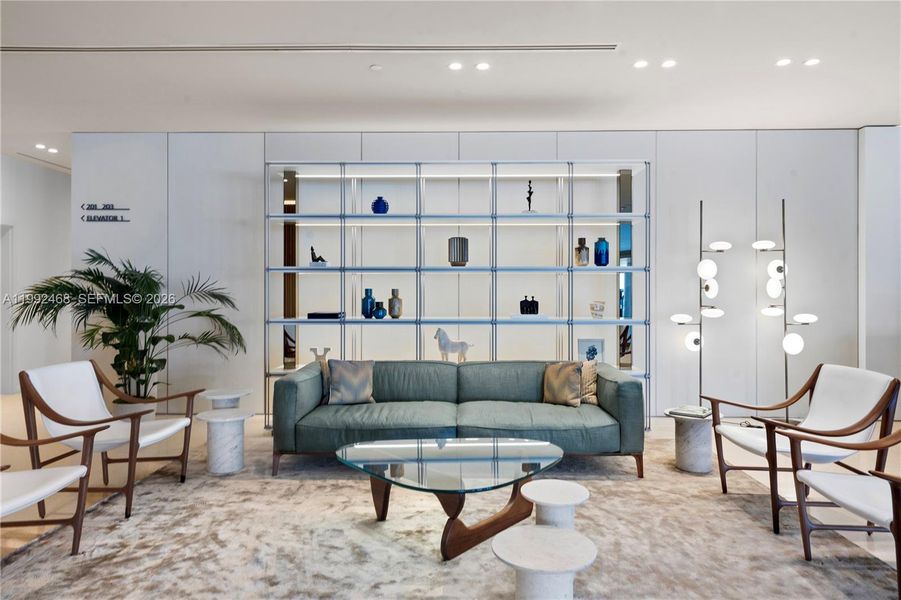 Furnished interior view inside a new home in , Bay Harbor Islands (Image 33).