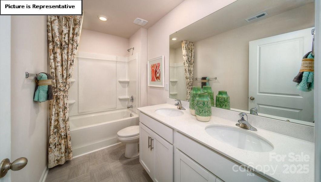 Furnished interior view inside a new home in Lakeshore at Windstone, Mooresville (Image 24).