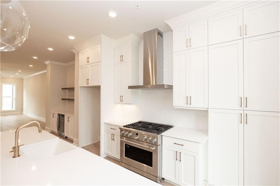 Furnished interior view inside a new home in Townes 333, Peachtree Corners (Image 7).
