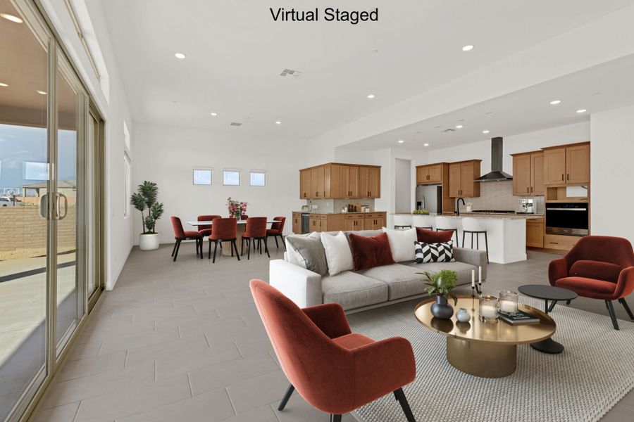 Furnished interior view inside a new home in Mountain View Ranch, Vail (Image 4). Furnished interior view inside a new home in Mountain View Ranch, Vail (Image 4).