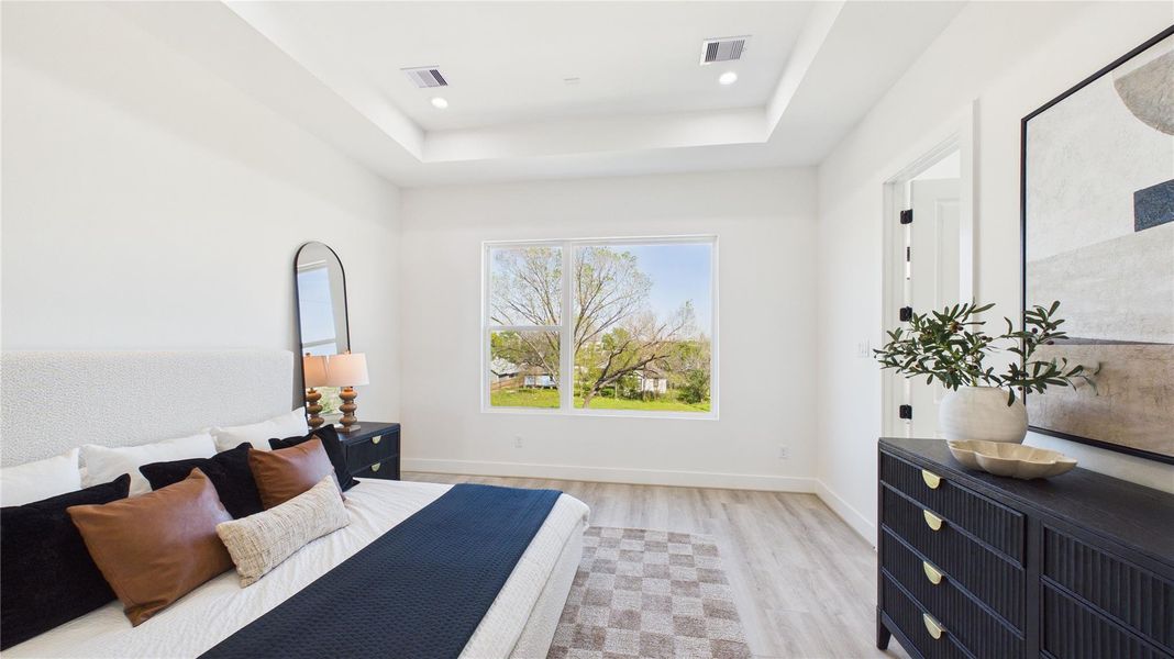 Furnished interior view inside a new home in , Houston (Image 38).